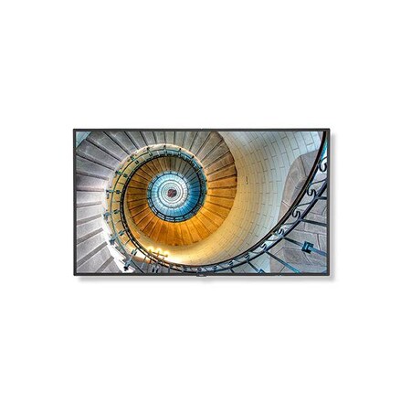 Nec 55" Large Screen VGA/DVI/HDMI/DP/RJ45 LED LCD Monitor, w/Spkr P554